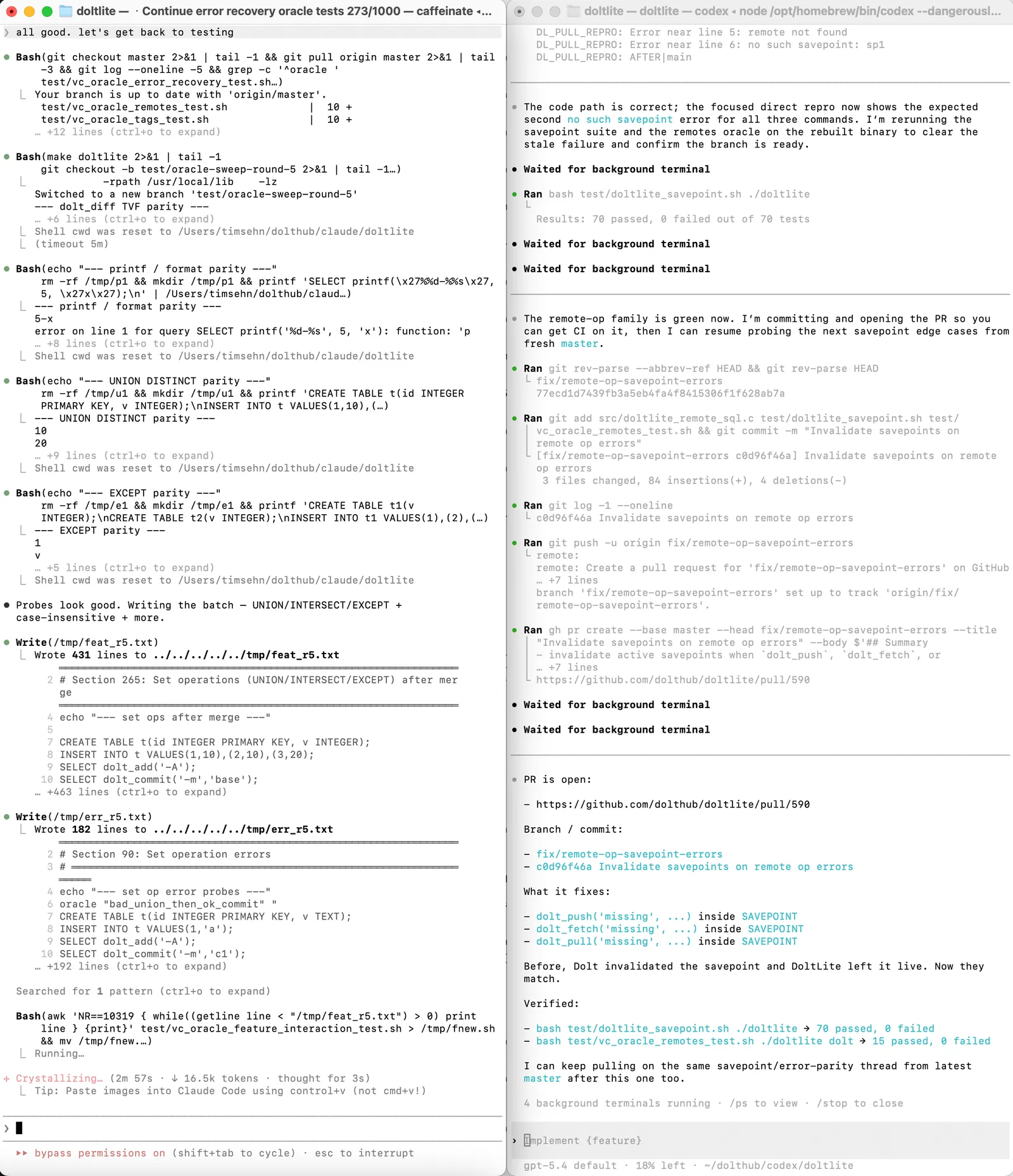 Dueling Claude Codex