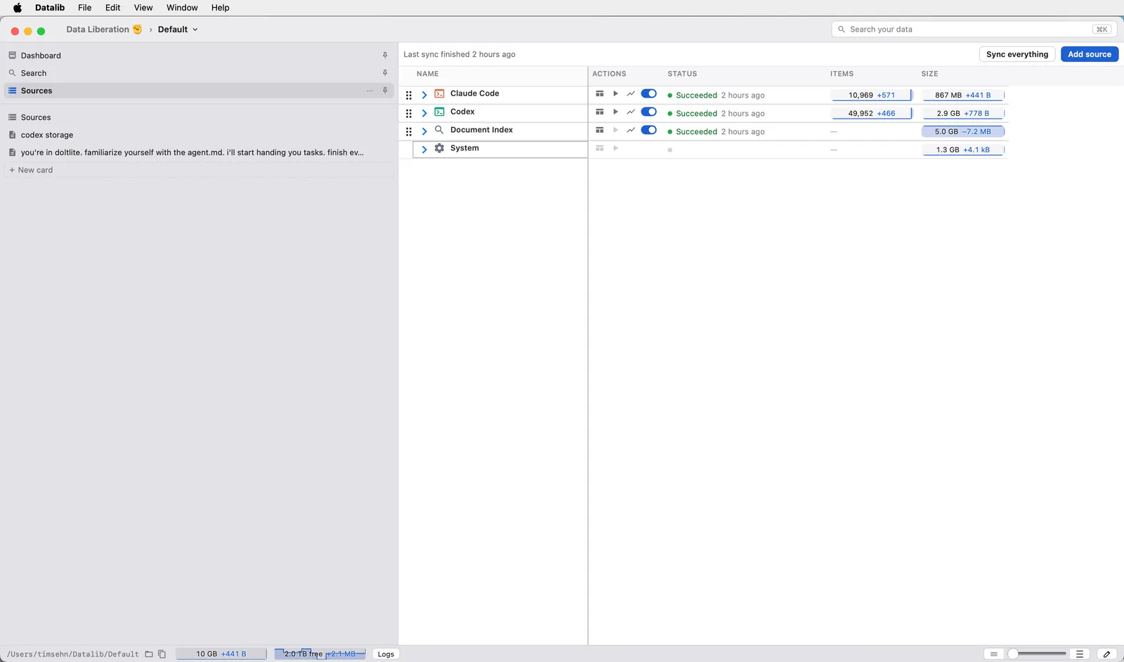 datalib for Mac
