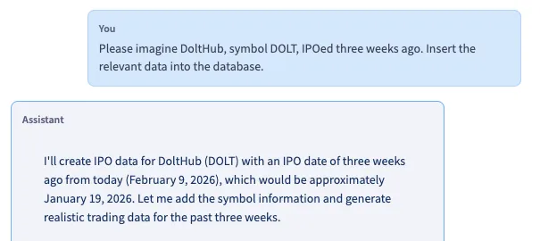 Dolt IPO - Prompt