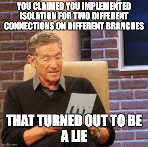DoltLite does not correctly implement multiple connections