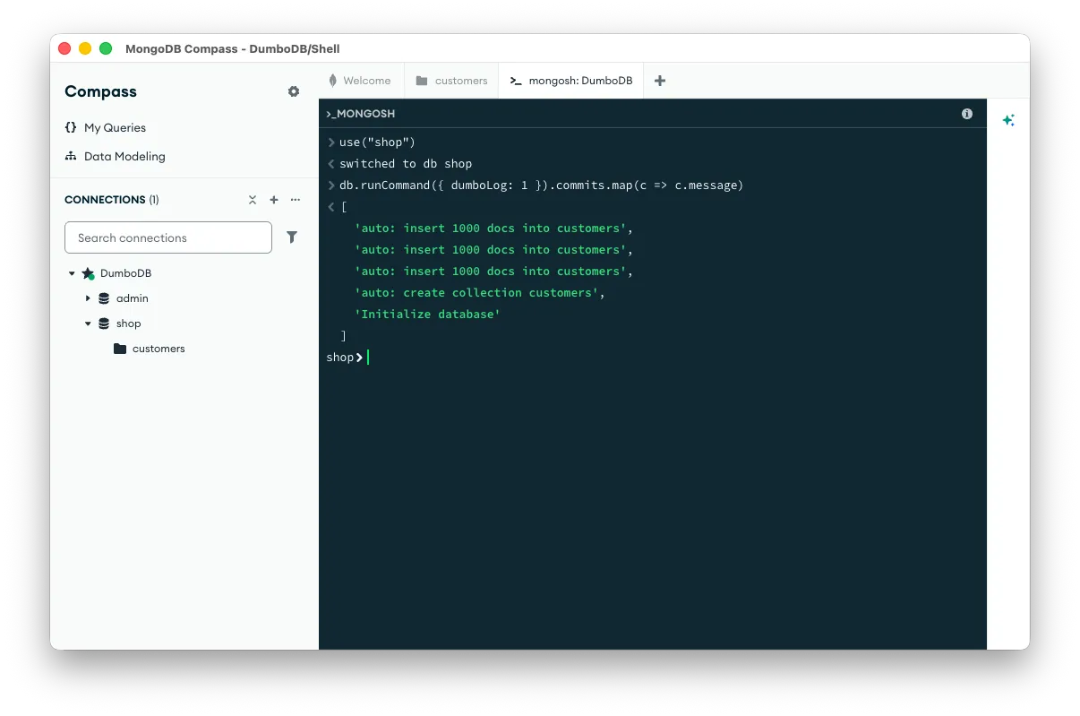 DumboDB Commit History