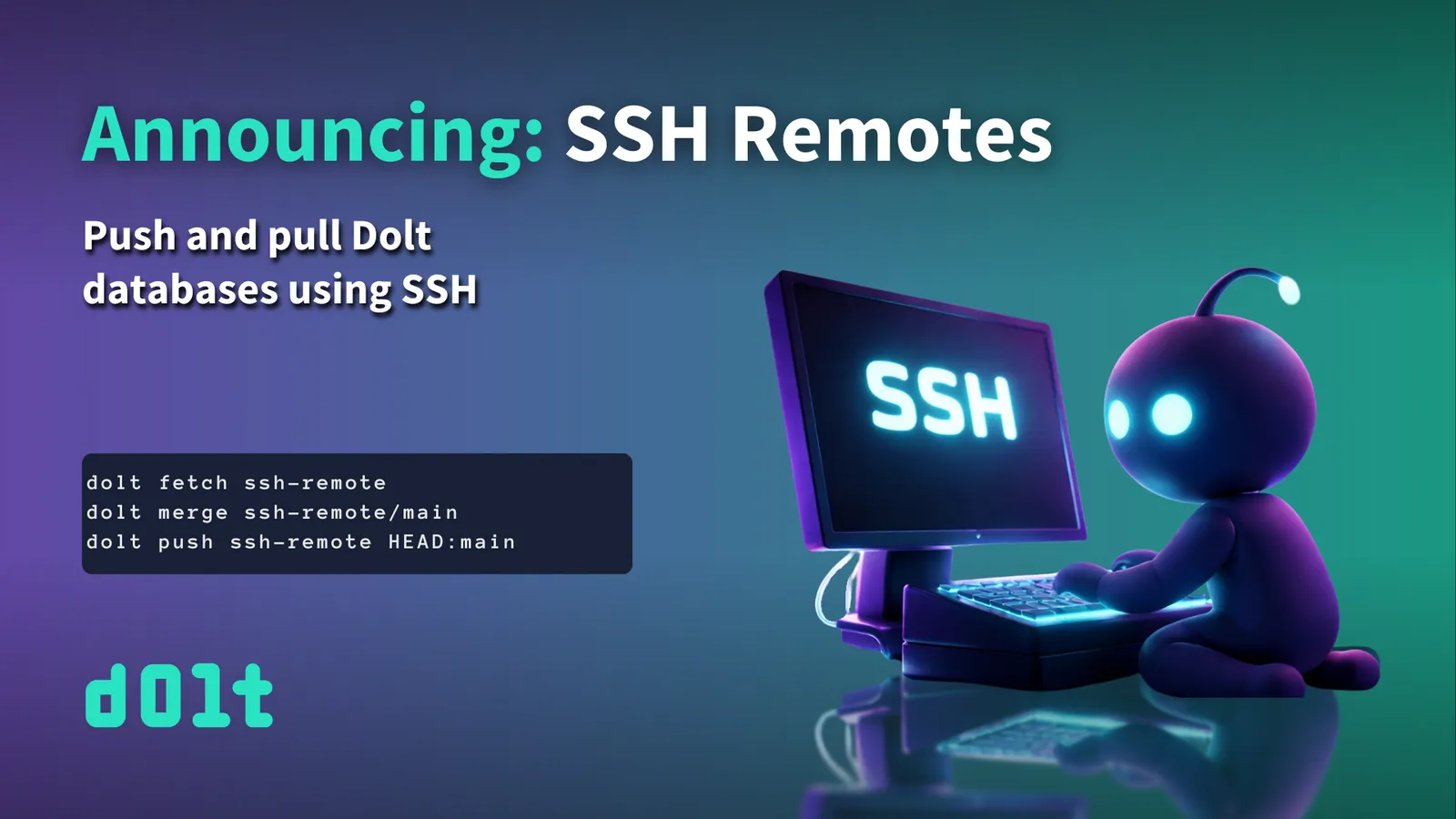 Announcing: SSH Remotes | DoltHub Blog