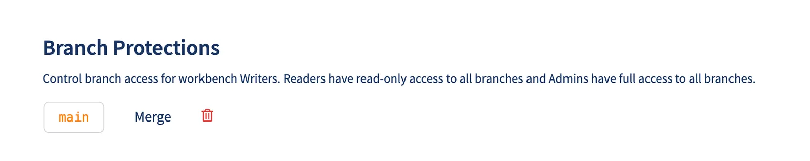 Merge permission on main